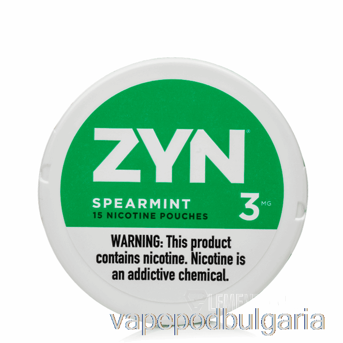 Vape 10000 Дръпки Zyn Nicotine Pouches - Spearmint 3mg